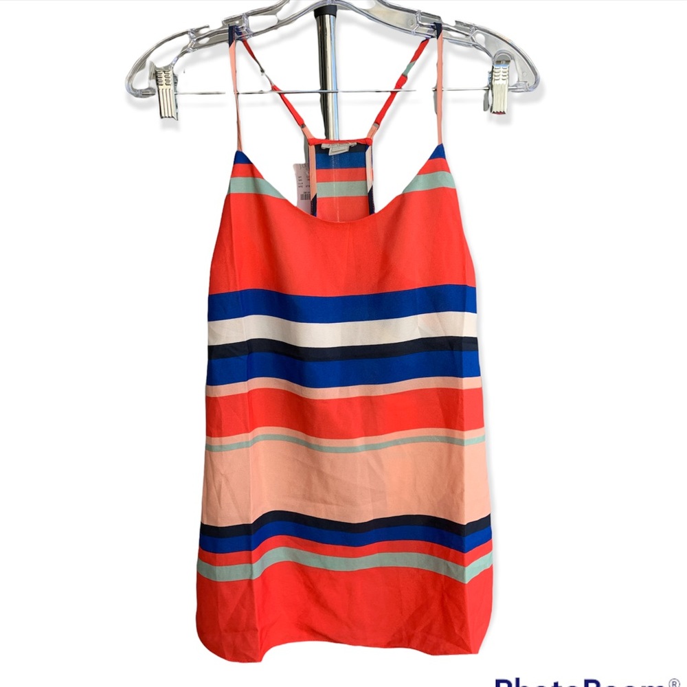MULTICOLORED STRIPED CAMISOLE